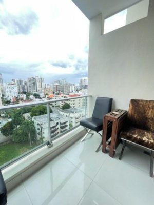Apartamento amueblado en alquiler en Paraíso, Santo Domingo.   Santo domingo