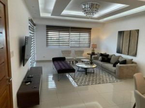 Modern furnished apartment for rent in Ensanche Serralles, Santo Domingo.   Santo domingo