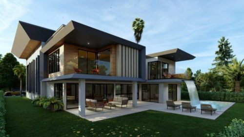 Exclusive villa under construction for sale Punta Cana Village, Punta Cana.