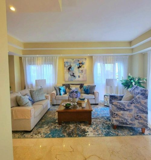 Luxurious furnished apartment for rent in Paraíso, Santo Domingo.   Santo domingo